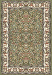 Dynamic Rugs Ancient Garden 57078-4444 Green and Ivory